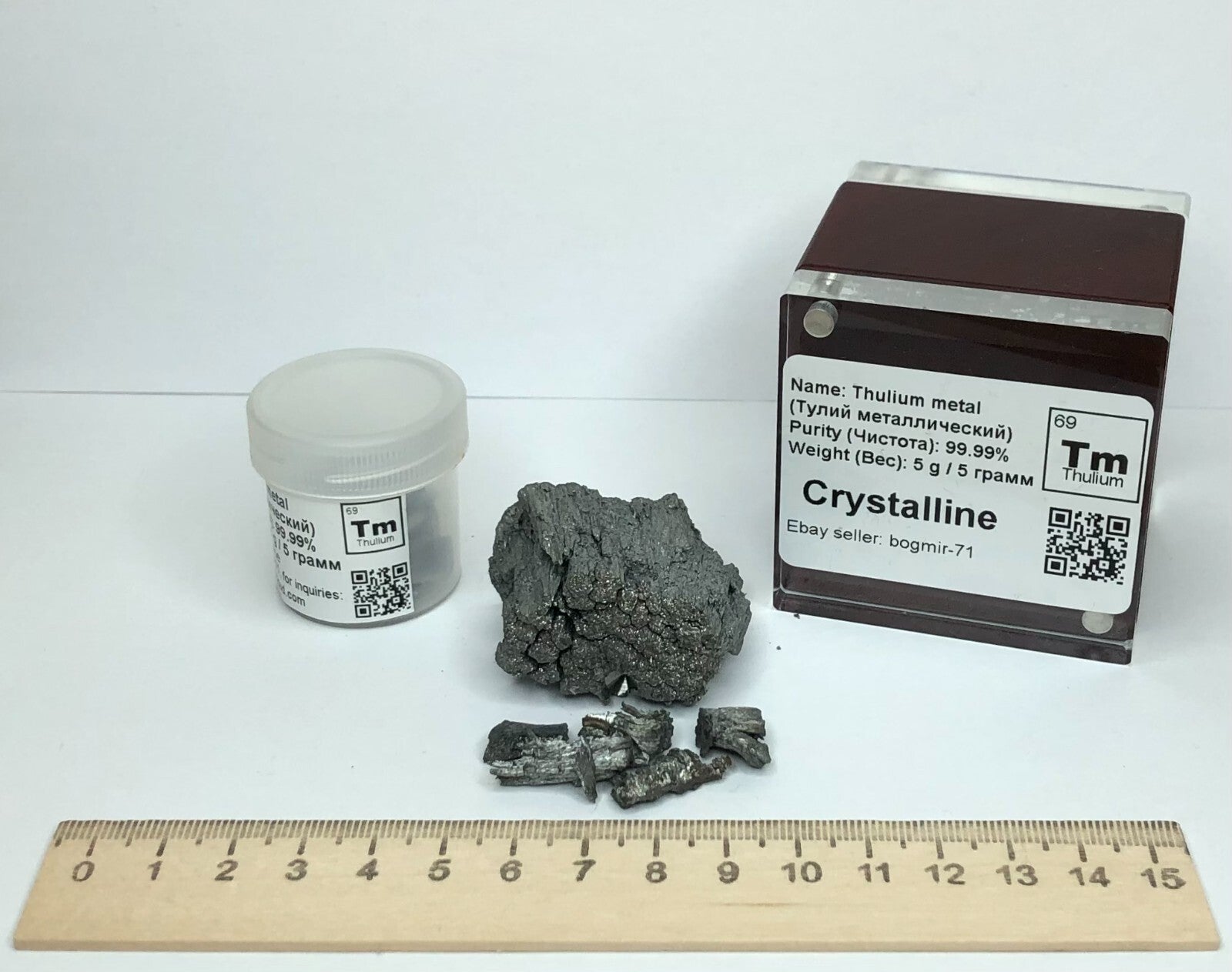 Buy high-purity Thulium metal online – rare earth metal