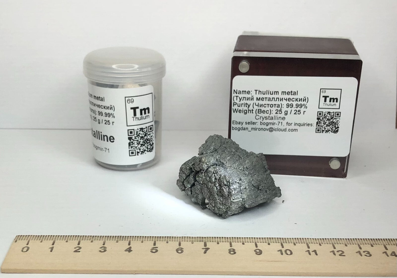 Buy high-purity Thulium metal online – rare earth metal