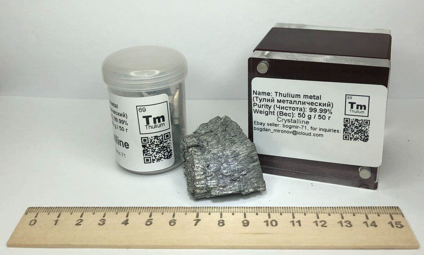 Buy high-purity Thulium metal online – rare earth metal