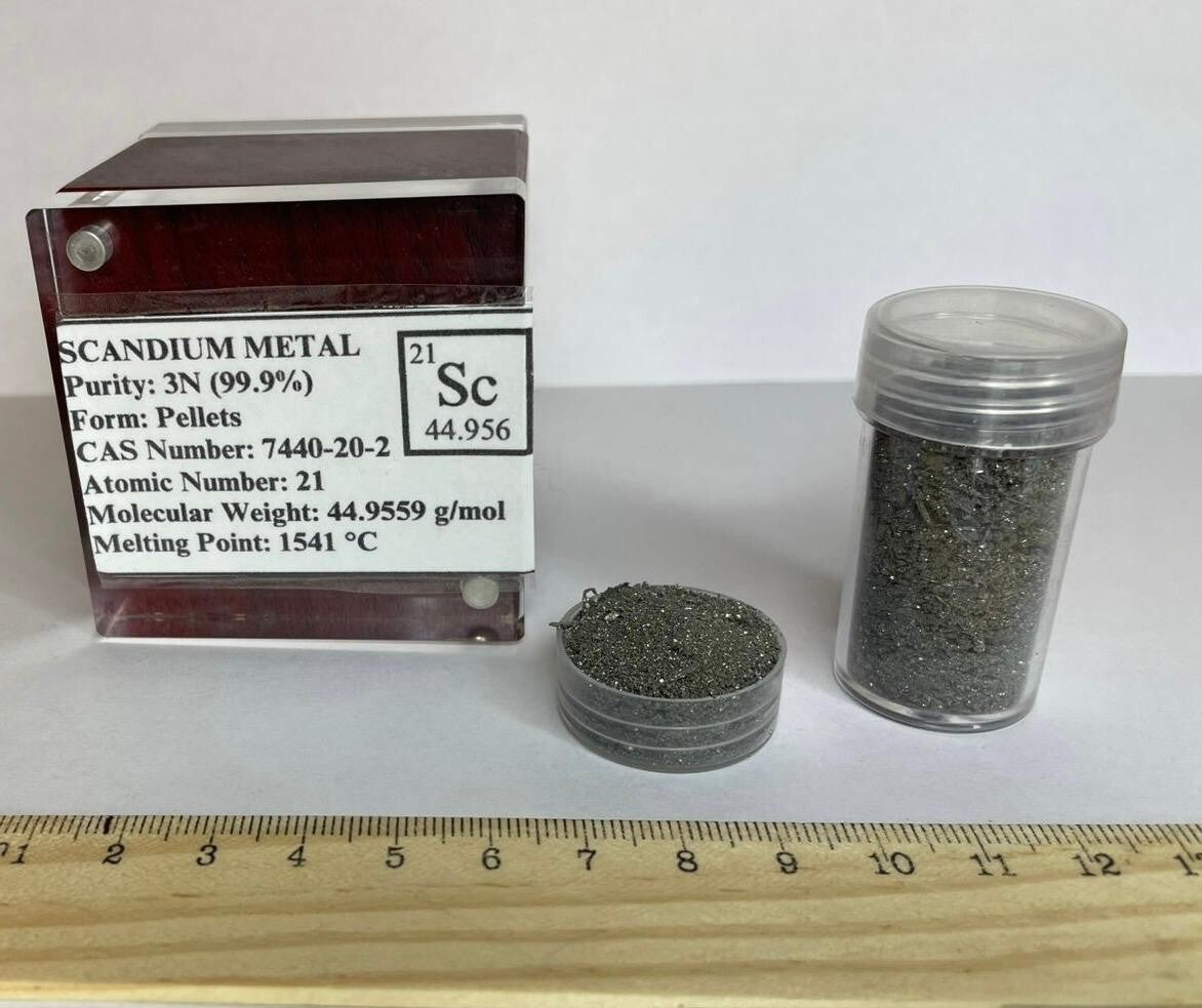 Buy high-purity scandium metal online – rare earth metal
